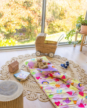 toddler kids nap mat strawberry watermelon