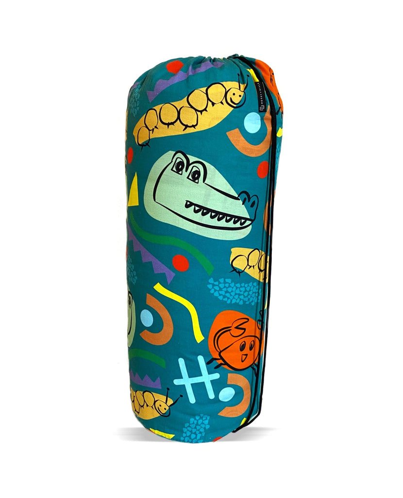 toddler kids nap mat blue crocodile