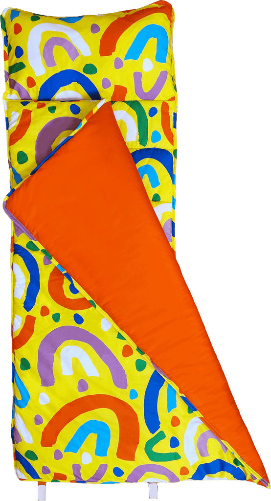 toddler kids nap mat rainbow 