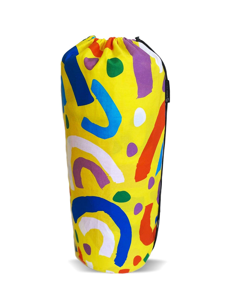 toddler kids nap mat travel bag rainbow 